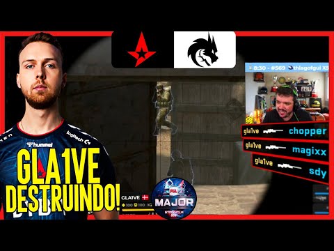 Astralis vs Spirit (Dust 2 - Mapa 1 MD3) MAJOR 2021 - Transmissão Gaules