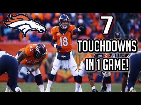 Peyton Manning 7 TDs In One Game!