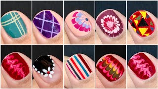 Nail Design for Every Occasion | Nail art for very short nails | Step-by-Step Nail Art Tutorial 💅