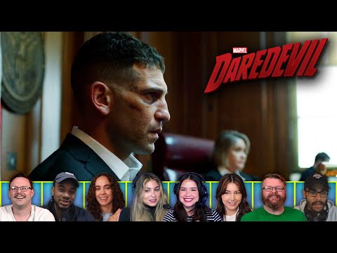 Reactors Reactions to "I AM THE PUNISHER" | Daredevil 2x8 'Guilty as Sin'