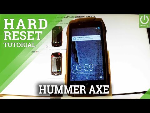 myPhone Hammer Axe LTE HARD RESET / RESTORE SETTINGS / FORMAT