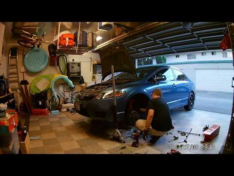 06-11 Civic Koni STR.T Front Strut Install - Time Lapse