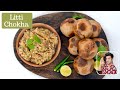 Authentic LITTI CHOKHA The Ultimate UP Bihar Recipe Make Litti Chokha In Pressure Cooker Kuna