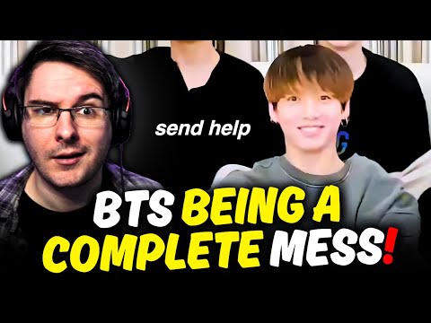 BTS BEING AN ABSOLUTE MESS ON VLIVE!