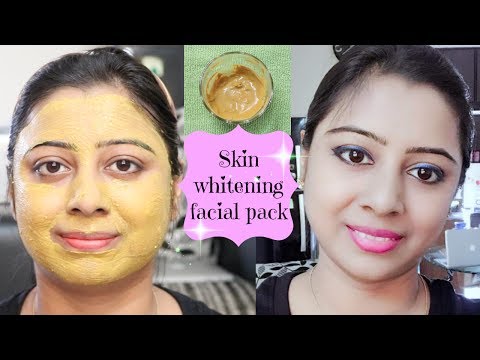 Skin Whitening Facial Mask/Pack || Get Instant Glow & Bright Skin Video