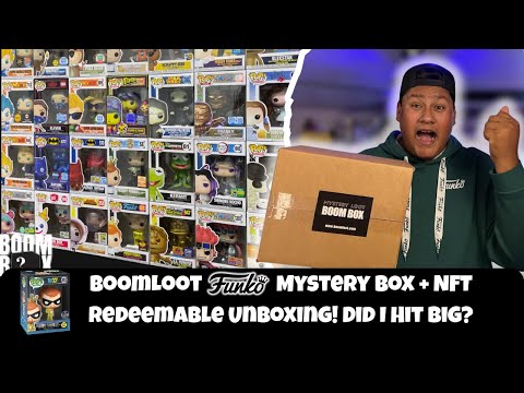 BoomLoot Funkp Mystery Box + NFT Redeemable Unboxing! Did I Hit Big?