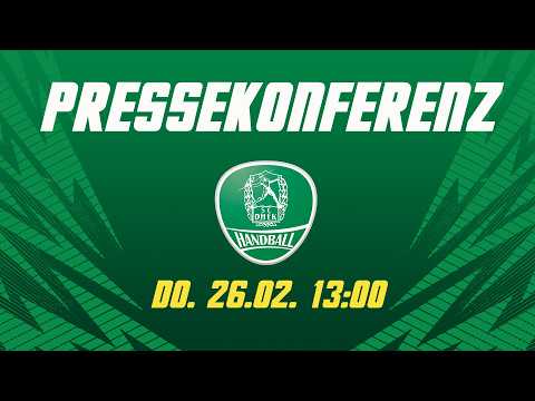 Pressekonferenz vor dem Spiel SC DHfK Leipzig gegen den Bergischen HC