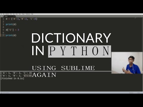 11 Dictionary In Python Python For Beginners Python For Machine Learning