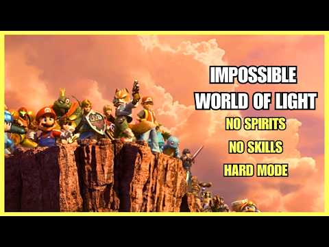Impossible World of Light: The ENTIRE Run (No Spirits/No Skill Tree/Hard Mode/100%)