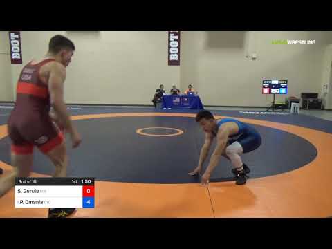 2018 Marine Corps US Open/UWW Junior Greco Roman 67 Rnd Of 16 - Samuel Gurule (505 ) Vs. Peyton Om