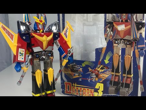Transforming the worlds most fragile vintage Robot Daitarn 3 DX Sunrise 1984 first on YouTube?