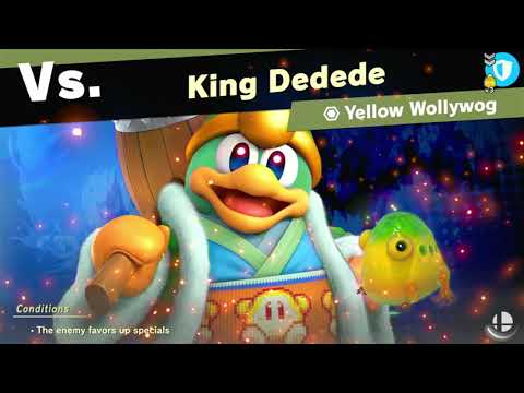 Super Smash Bros Ultimate World of Light: King Dedede vs Yellow Wollywog