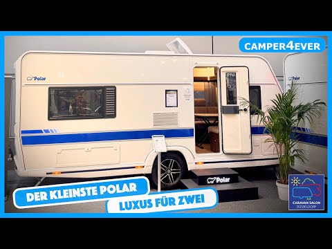 The smallest caravan from the Swedish manufacturer POLAR - Blue Line 520 costs just under €50,000
