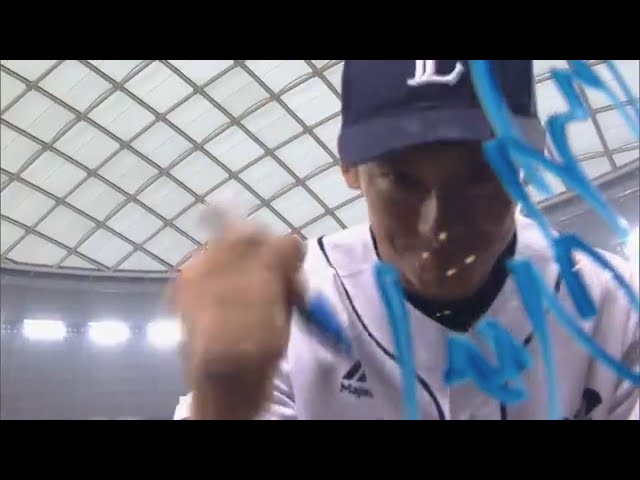 ライオンズ・栗山選手・野上投手ヒーローインタビュー 2017/4/8 L-H