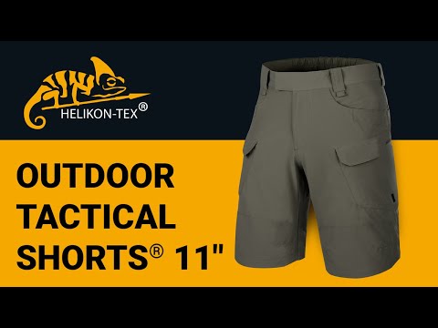 Шорты Helikon-Tex OTS 11" VersaStretch Lite - Shadow Grey,тактические мужские прочные легкие шорты для военных - фото 1 - id-p2295112615