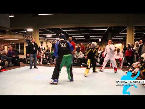 Ben Franzen vs Yohan Alvarado - Mens Team Sparring - AKA Warrior Cup 2015