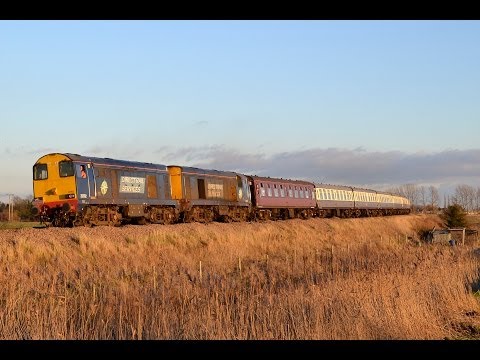 20302 & 20305 'Gresty Bridge' thrash passed Ramsey Road on The Deviationer 11/01/2014