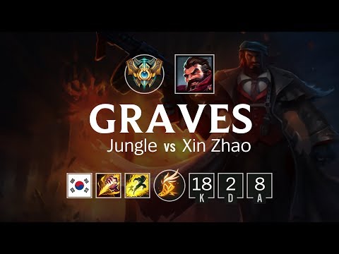 Graves Jungle vs Xin Zhao - KR Challenger Patch 8.10