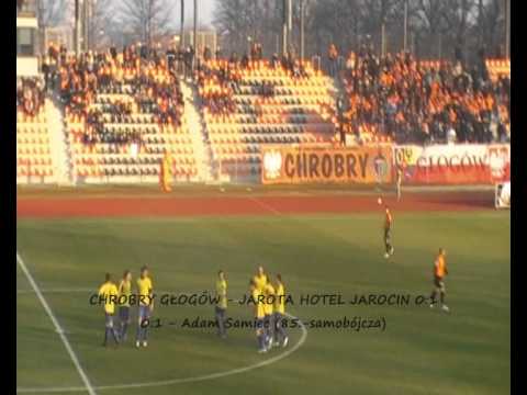 18. kol. Chrobry Głogów - Jarota Hotel Jarocin 0:1 - Adam Samiec (0-1)