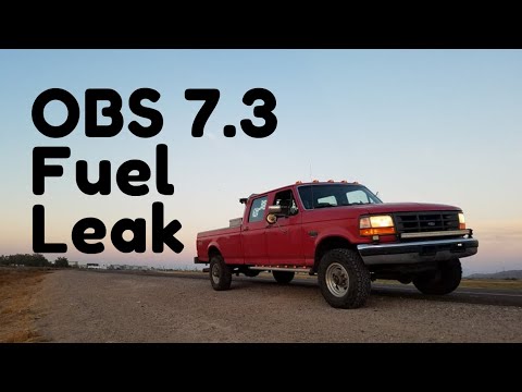 Valley Fuel Leaks In A 7.3L Powerstroke