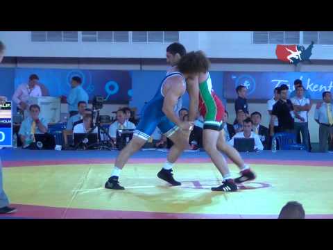 85 KG Round 1 - Jordan Holm (USA) vs Rustam Assakalov (UZB)