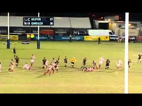 Tommy Bowe try against ulster.AVI