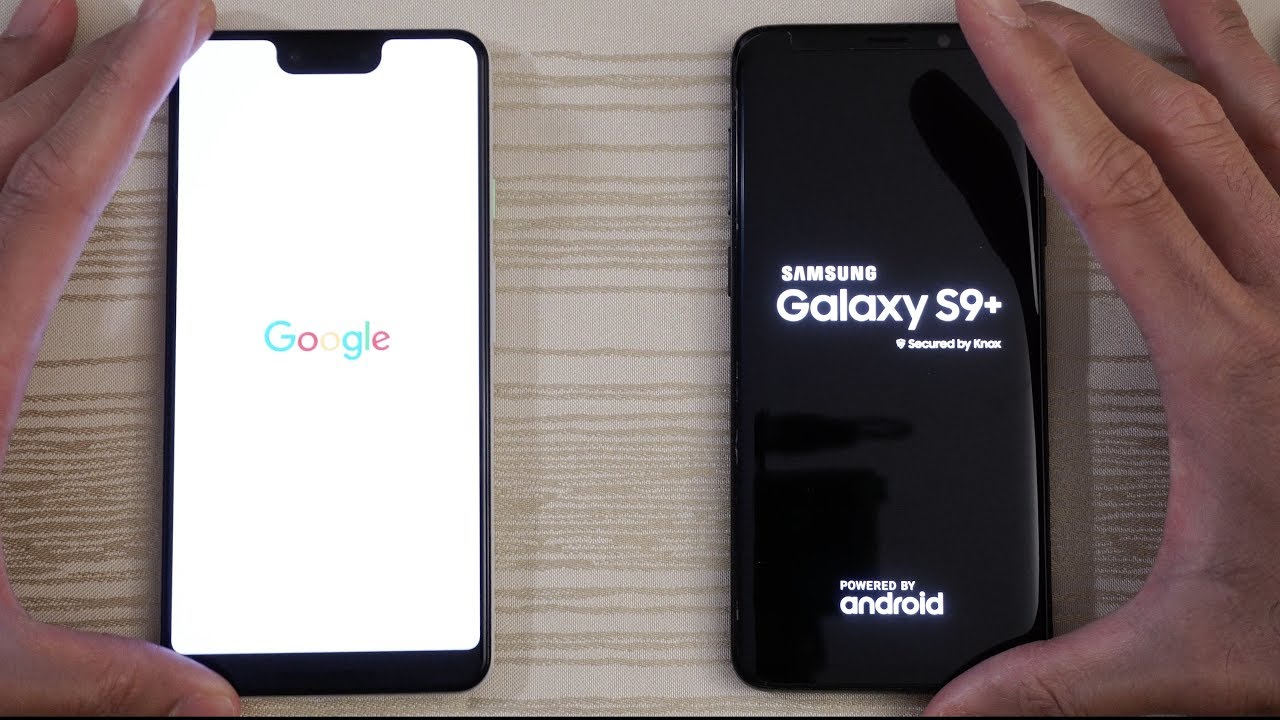 Google Pixel 3 XL vs Samsung S9 Plus - Speed Test!