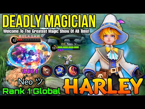 Welcome To The Greatest Magic Show of All Time! - Top 1 Global Harley by Neo ツ - Mobile Legends