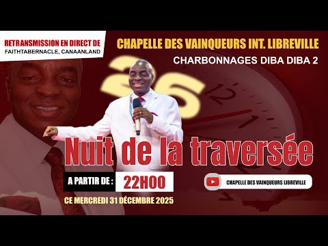 Nuit de la Traversée de l'année 2025 en 2026 du Mercredi  31/12/2025