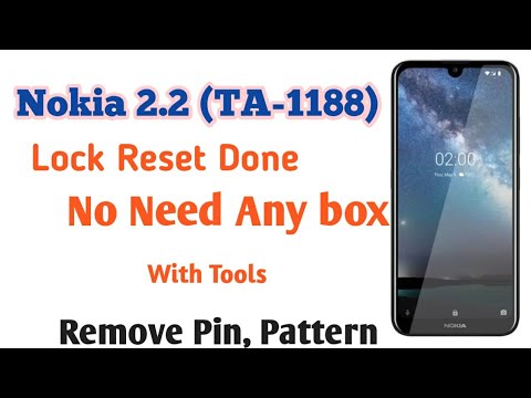 Nokia 2.2 TA-1188 pin,Pattern,password reset - nokia 2.2 lock reset
