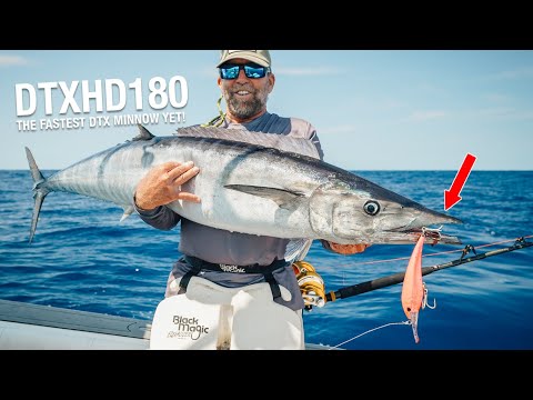 The FASTEST DTX Minnow yet | DIVING PLUG with a 4-18 knot speed range! | DTX180HD by Nomad Design
