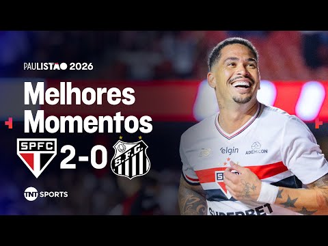 SÃO PAULO 2X0 SANTOS - MELHORES MOMENTOS - PAULISTÃO 2026