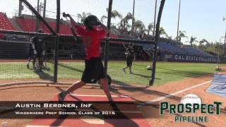 Austin Bergner Prospect Video, Inf, Windermere Prep Class of 2016