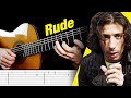 RUDE Guitar Tab | Tutorial | Magic! (Guitar Solo Included)