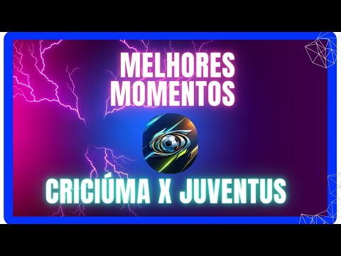 🛑 VEJA OS MELHORES MOMENTOS 0X0 CRICIÚMA X JUVENTUS