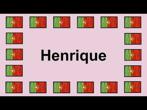 Pronounce HENRIQUE in Portuguese 🇵🇹