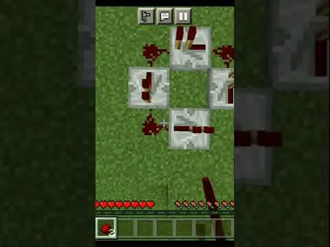 How to make a redstone clock in MCPE 1.18+ and 1.19+ #minecraftshorts #shorts #viral #viralshorts