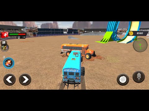 Monster Bus Demolition Derby Game Level 2 Being Ng Draving Game