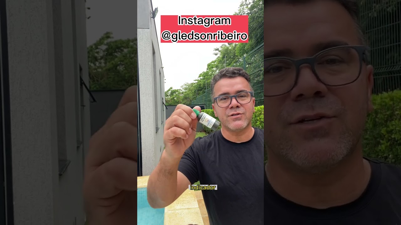 Analise de Sal da Piscina com o estojo