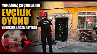 Yaramaz Çocukların Evcilik Oyunu Yürekleri Ağza Getirdi Az Kalsın Ev Yanıyordu