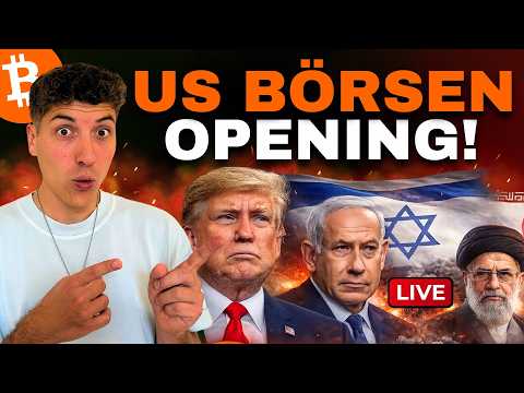 🔴 Bitcoin & Krypto Live Trading: US Börsenstart - Das passiert JETZT! 🚨