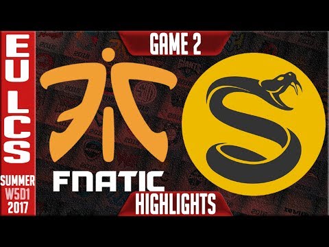 Fnatic vs Splyce Highlights Game 2 | EU LCS Highlights Week 5 summer 2017 | FNC vs SPY G2