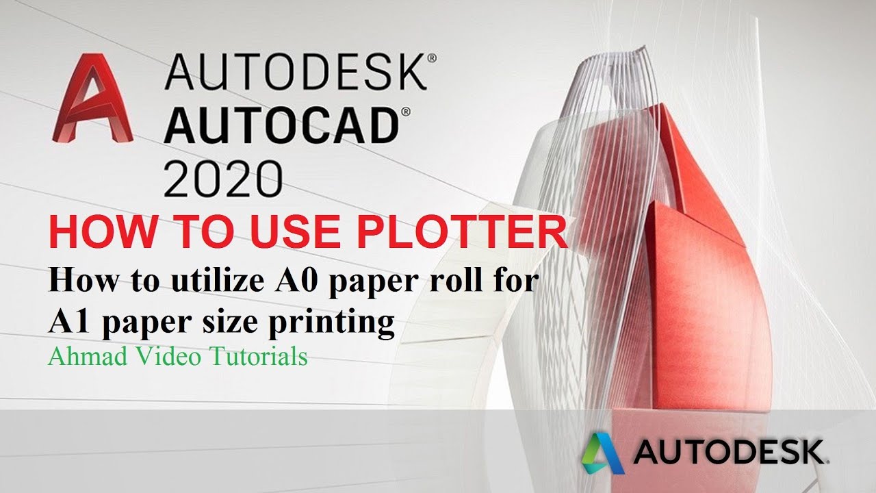 How to utilize paper in plotter A0 paper roll for A1 paper size printing