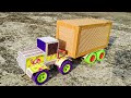 How To Make Matchbox Truck How To Make Matchbox Container Truck Matchbox Tractor Kaise Banaye