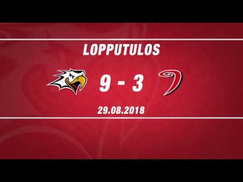 Nuorten SM-Liiga: Sport - JYP (kooste 29.08.18)