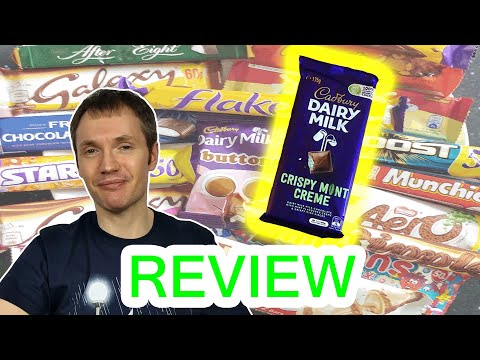 Cadbury's Dairy Milk Crispy Mint Creme Review