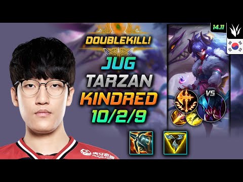 Kindred Jungle Build Tarzan Kraken Slayer Conqueror - LOL KR Challenger Patch 14.11
