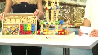 Playtastic Holz-Zug mit Bausteinen