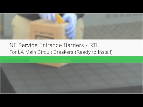 Image of NF Main Circuit Breaker Service Entrance Barriers (2 of 3): LA