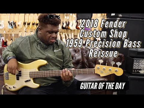 2018 Fender Custom Shop 1959 Precision Bass Reissue Gold | Guitar of the  Day